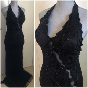 JASZ COUTURE BY ADAGIO BELLA BEADED GOWN